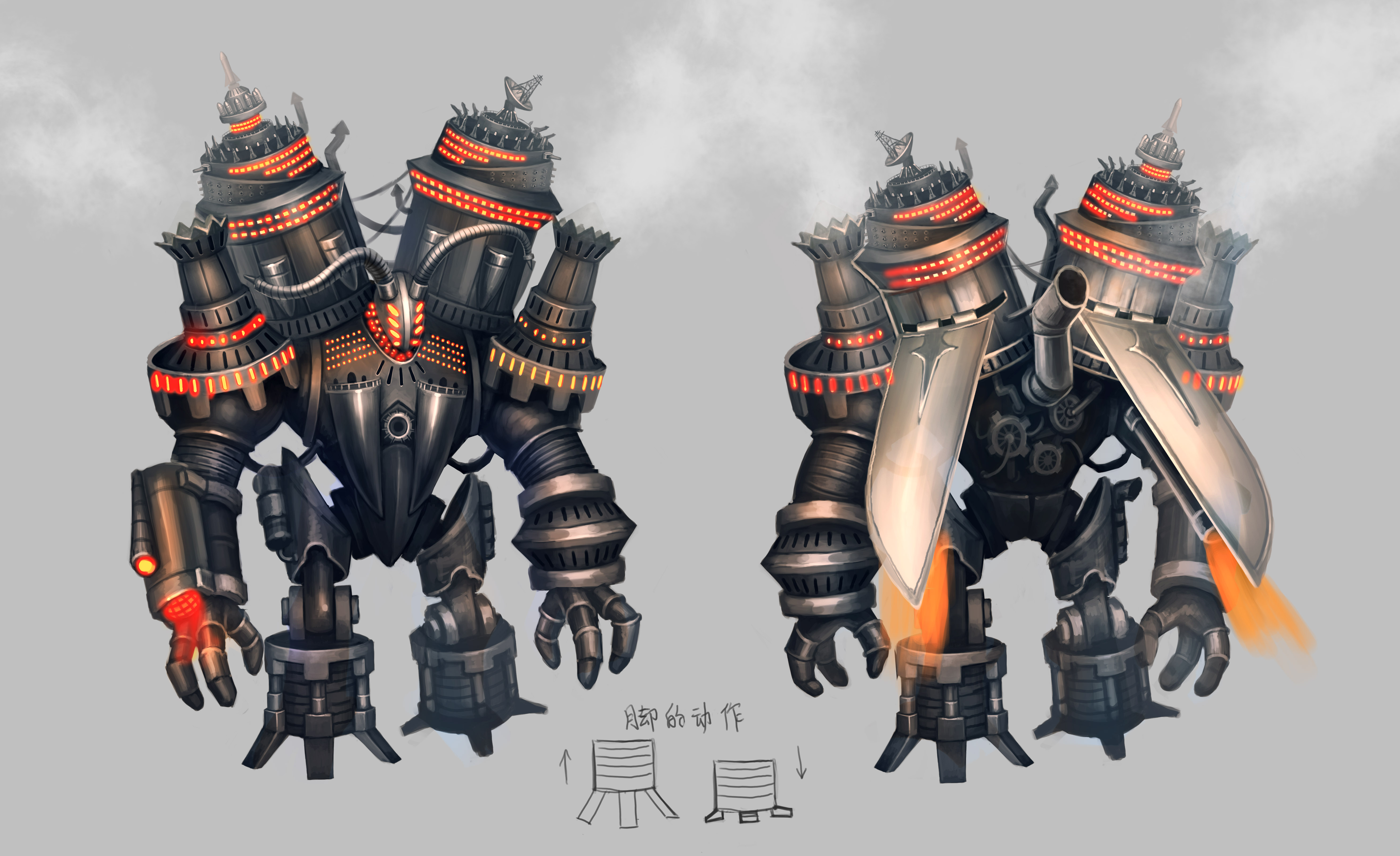 Ancient Colossus of Delton Concept Art